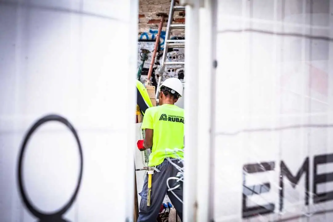 Trabajador de la construcci&oacute;n. Foto Ministerio de Trabajo