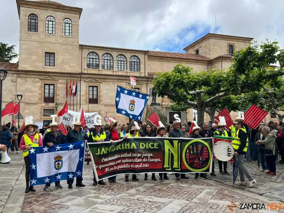 Manifestaci&oacute;n contra las plantas de biog&aacute;s Zamora _7