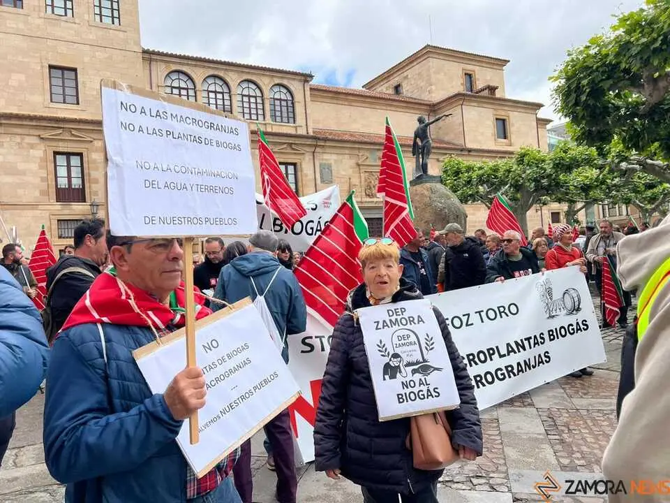 Manifestaci&oacute;n contra las plantas de biog&aacute;s Zamora _8