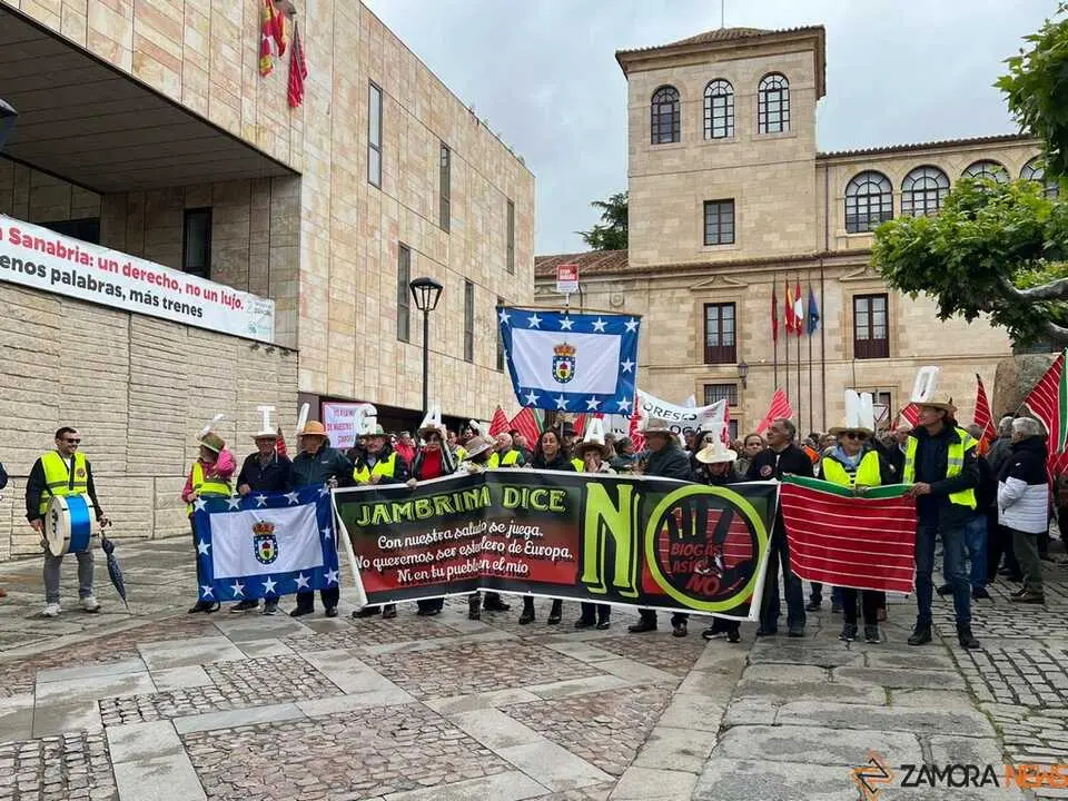 Manifestaci&oacute;n contra las plantas de biog&aacute;s Zamora _9