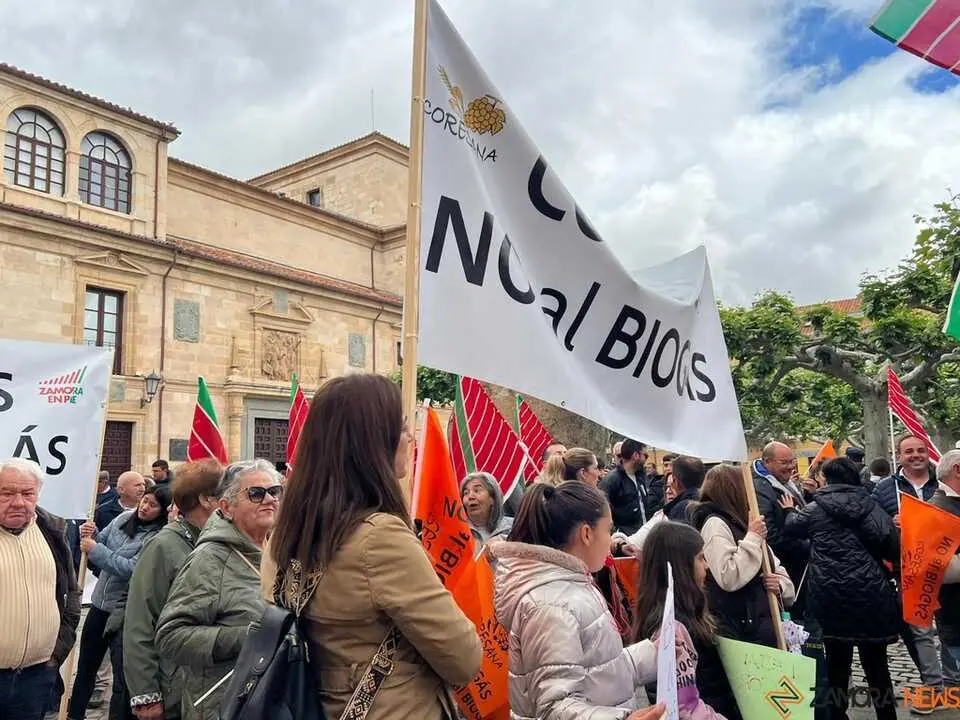 Manifestaci&oacute;n contra las plantas de biog&aacute;s Zamora _14