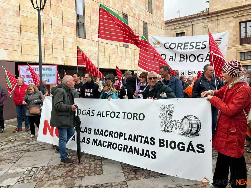 Manifestaci&oacute;n contra las plantas de biog&aacute;s Zamora _15
