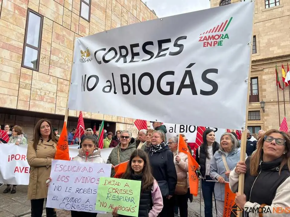 Manifestaci&oacute;n contra las plantas de biog&aacute;s Zamora _17