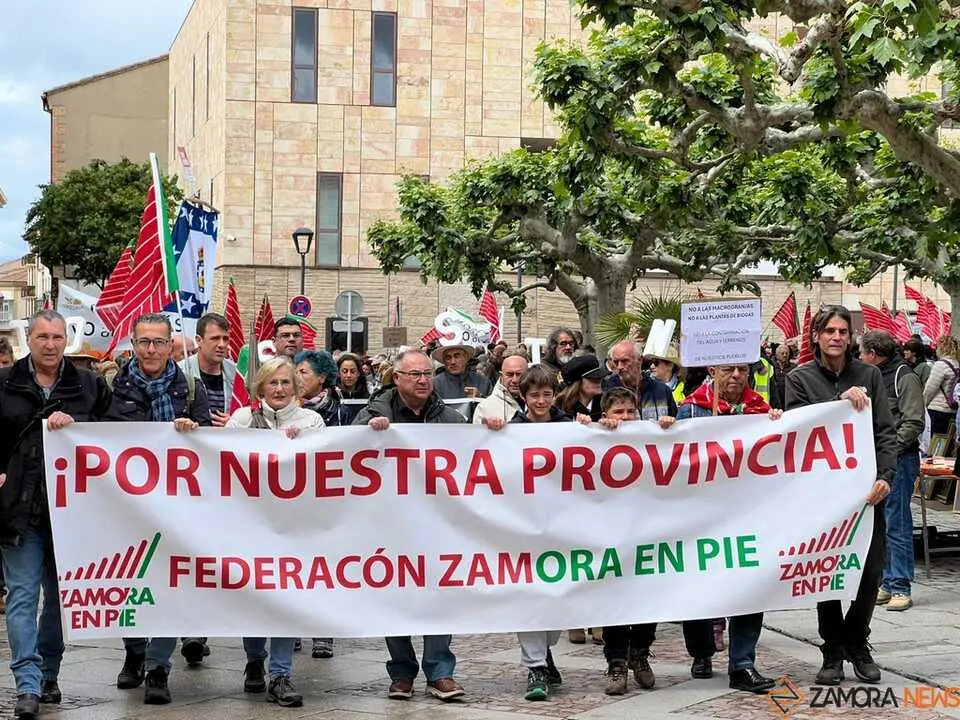Manifestaci&oacute;n contra las plantas de biog&aacute;s Zamora _23