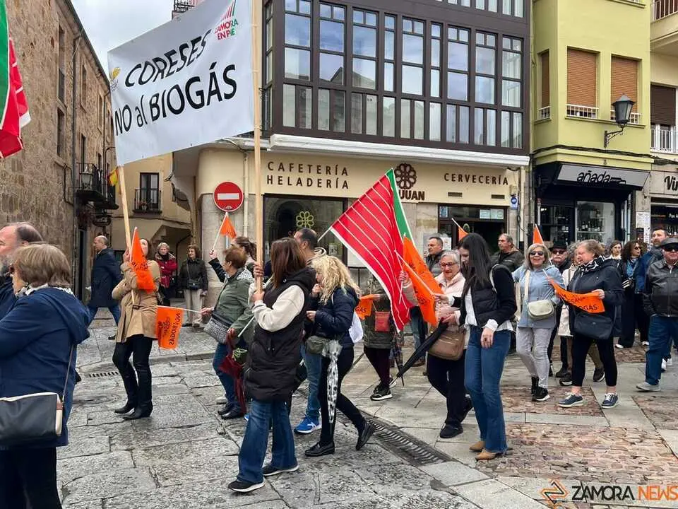 Manifestaci&oacute;n contra las plantas de biog&aacute;s Zamora _28