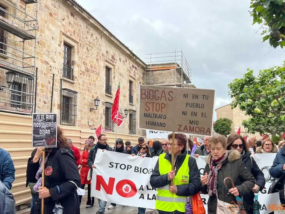 Manifestaci&oacute;n contra las plantas de biog&aacute;s Zamora _29