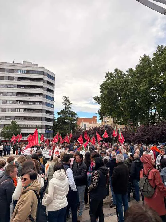 Manifestaci&oacute;n contra el biog&aacute;s Zamora 2