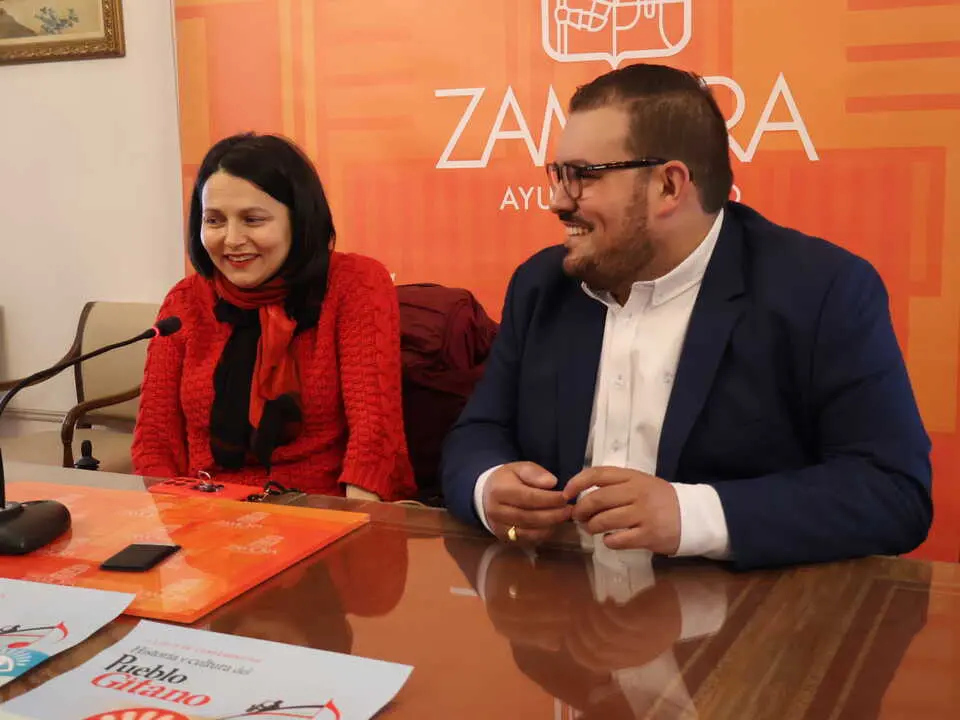 Mar&iacute;a Eugenia Cabezas, en rueda de prensa en el Ayuntamiento de Zamora