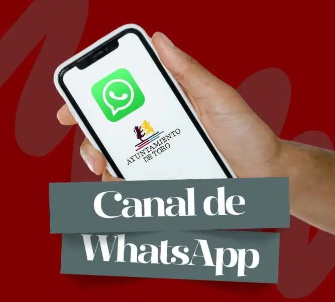 Canal de WhatsApp Ayuntamiento de Toro 