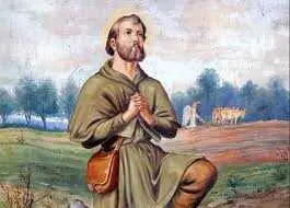 San Isidro Labrador imagen de archivo