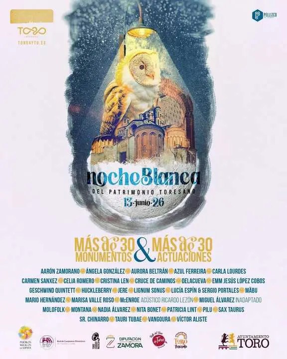 carte IX edici&oacute;n Noche Blanca de Toro