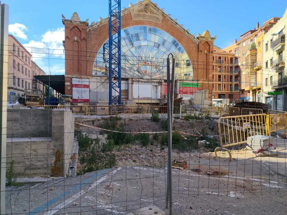 Mercado de Abastos en obras