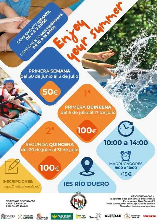 Campamento de verano River Zamora