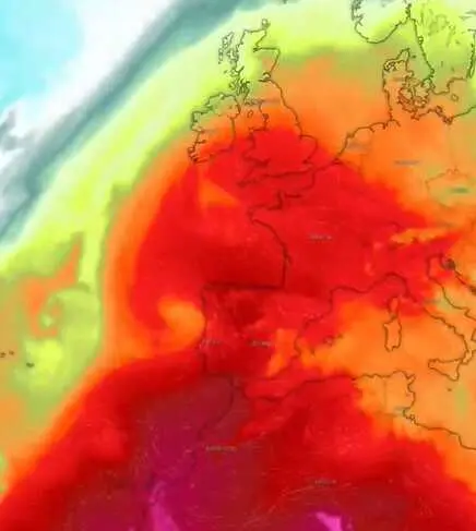 Temperaturas altas riesgo alto