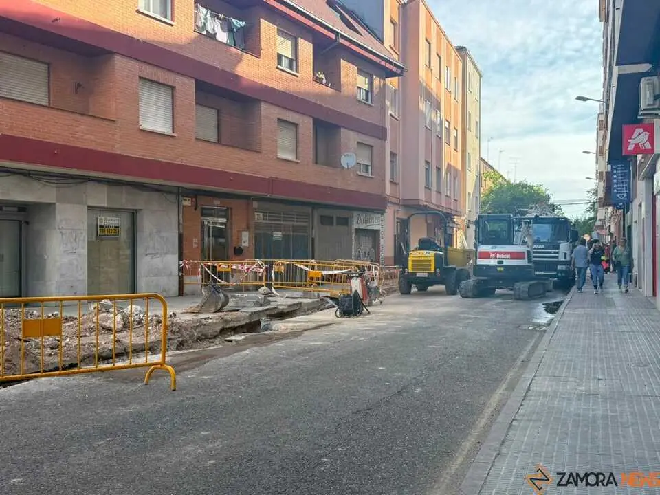 trabajadores obras Zamora 
