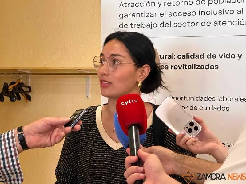 Claudia Milena, repobladora en Fermoselle 