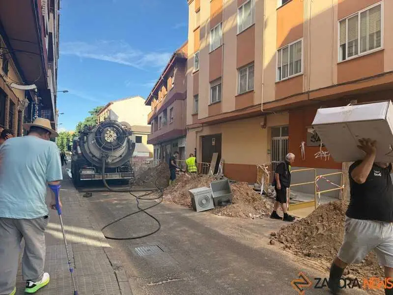 trabajadores en Zamora