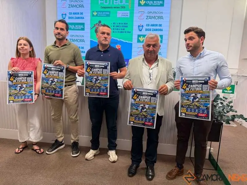 presentaci&oacute;n campus de f&uacute;tbol Amor de Dios 