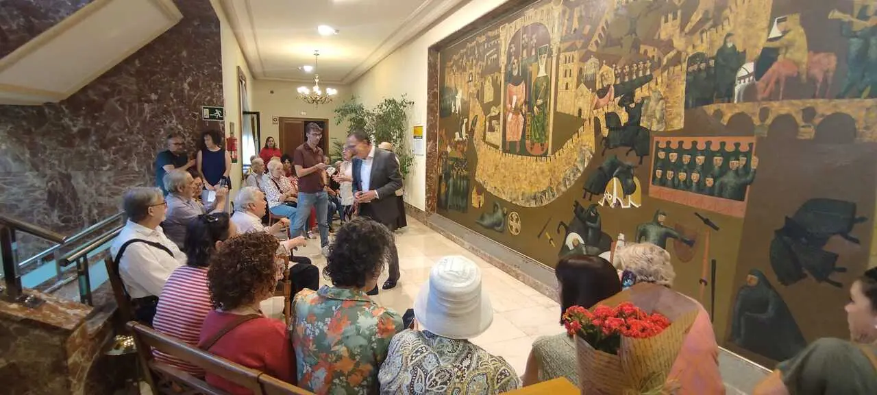 Cuadro de Antonio Pedrero en la Subdelegaci&oacute;n del Gobierno