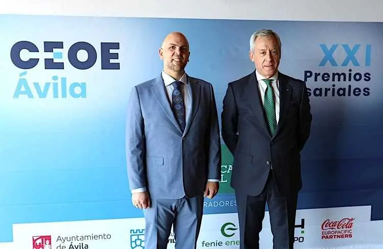 Eurocaja Rural respalda los 'XXI Premios Empresariales' CEOE &Aacute;vila