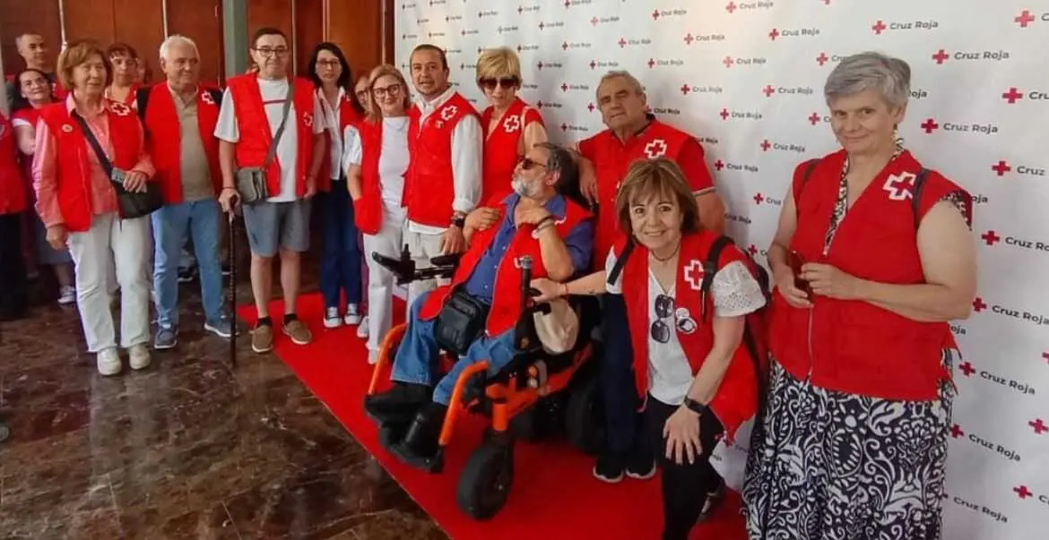 Voluntarios de Cruz Roja Zamora encuentro Burgos