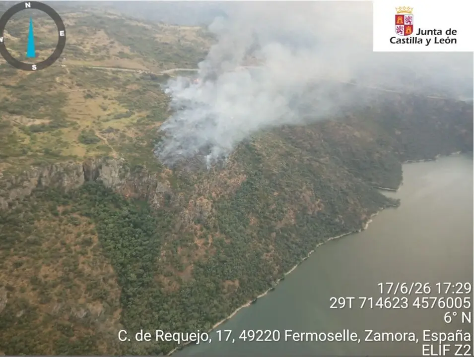 incendio en Fermoselle