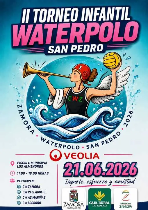 Cartel del torneo de waterpolo