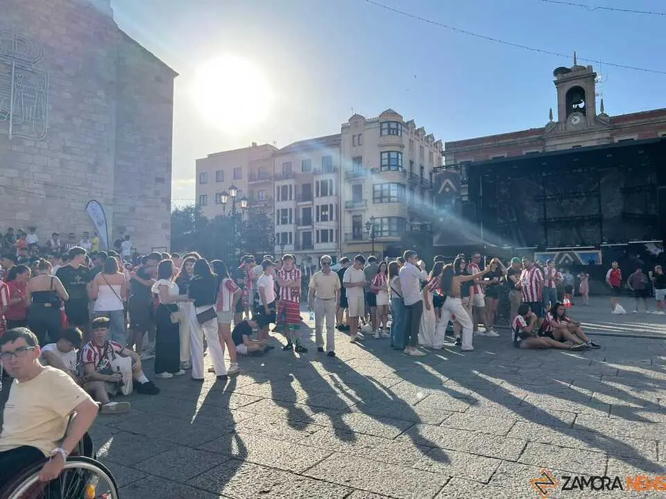 Ambiente Zamora antes del encuentro Zamora CF _5