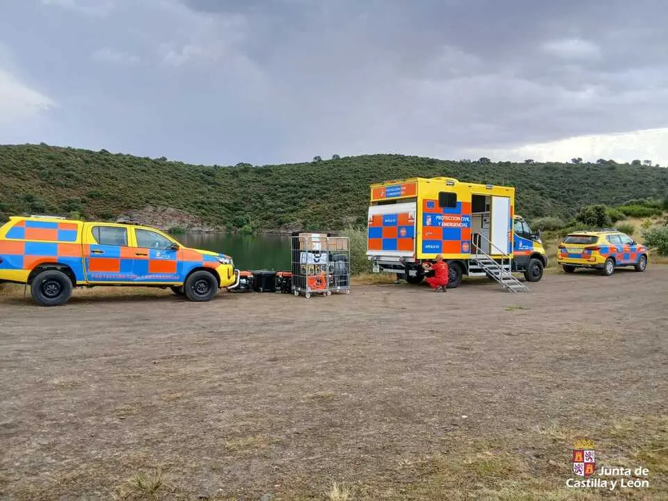 Operativo de b&uacute;squeda j&oacute;ven desaparecido embalse de Ricobayo _7