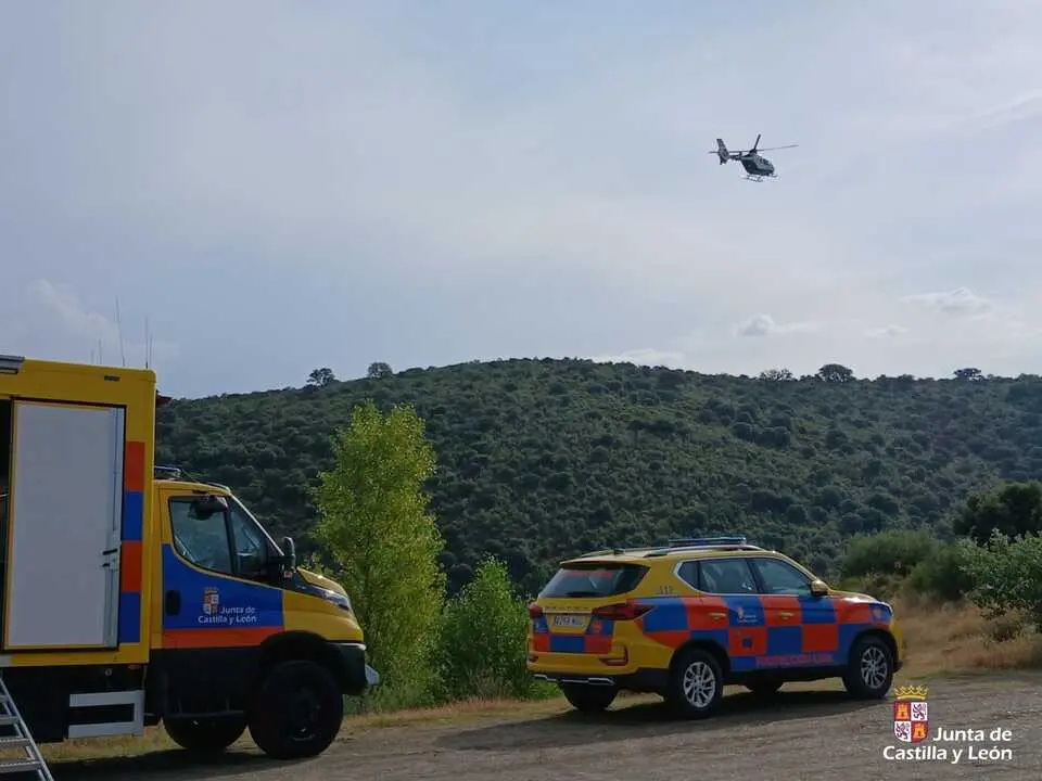 Operativo de b&uacute;squeda j&oacute;ven desaparecido embalse de Ricobayo _5