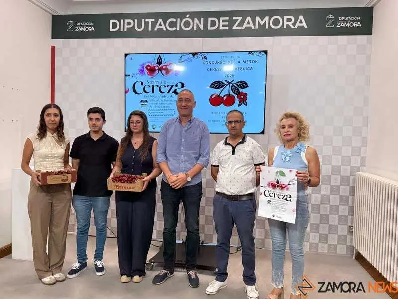 presentaci&oacute;n mercado de la cereza de Pueblica de Valverde