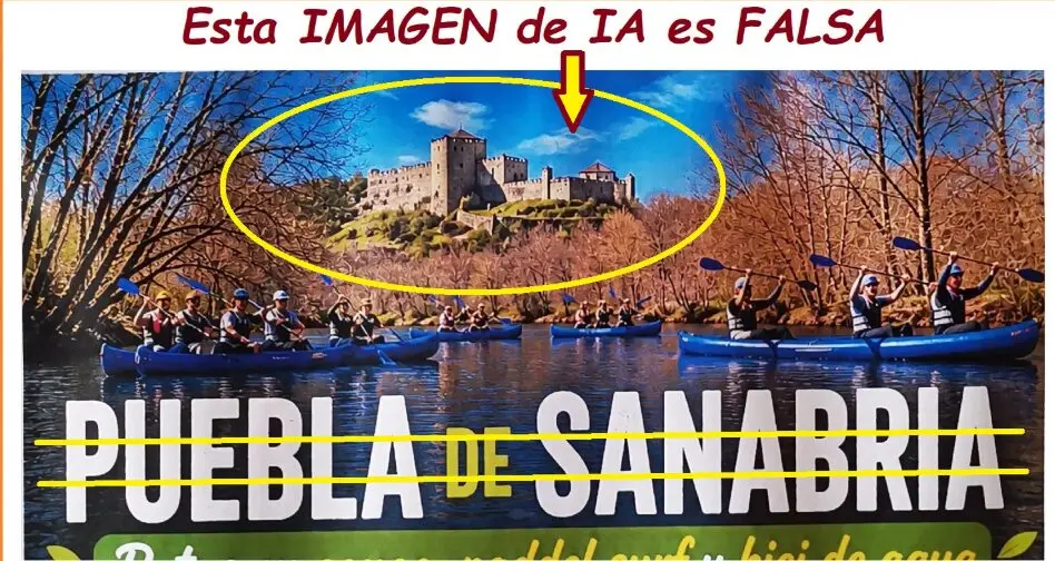 Imagen de IA de Puebla de Sanabria