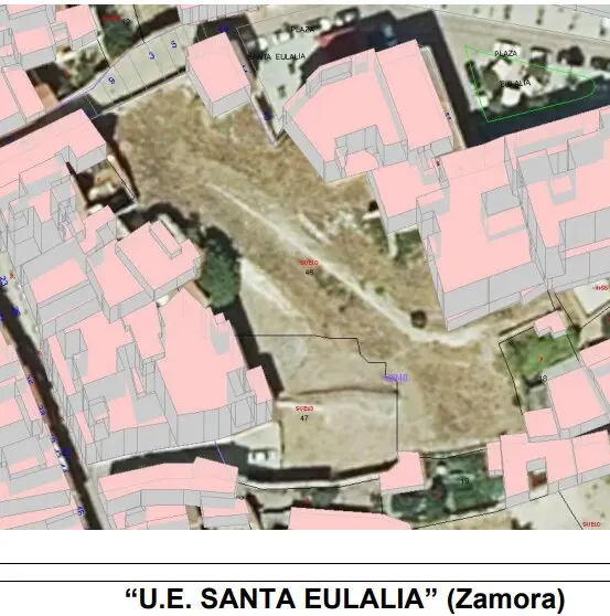 Plano UE Santa Eulalia. Foto Ayuntamiento de Zamora