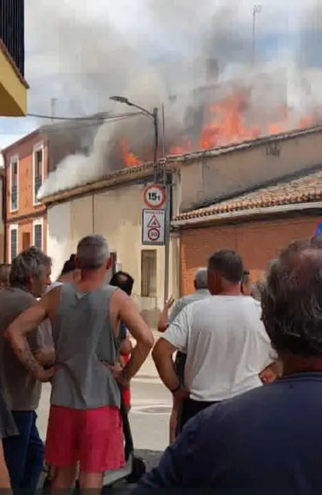 incendio Moraleja del vino
