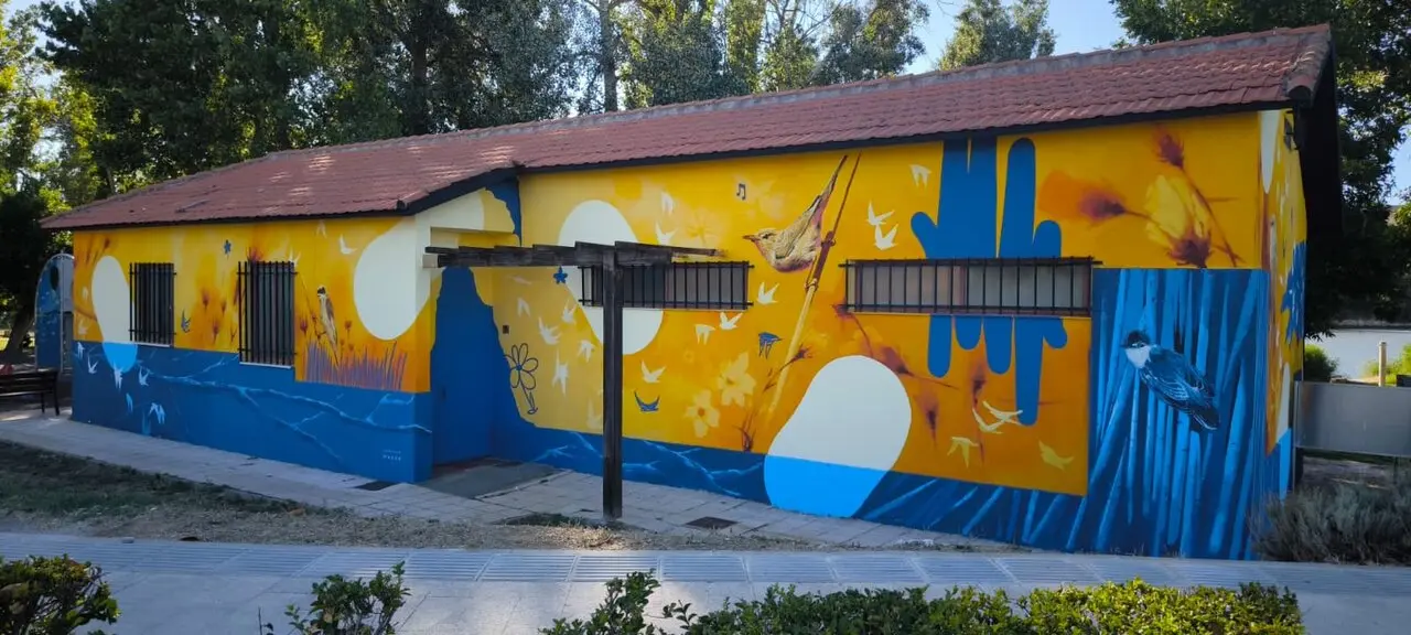 Mural vestuarios Los Pelambre (1)