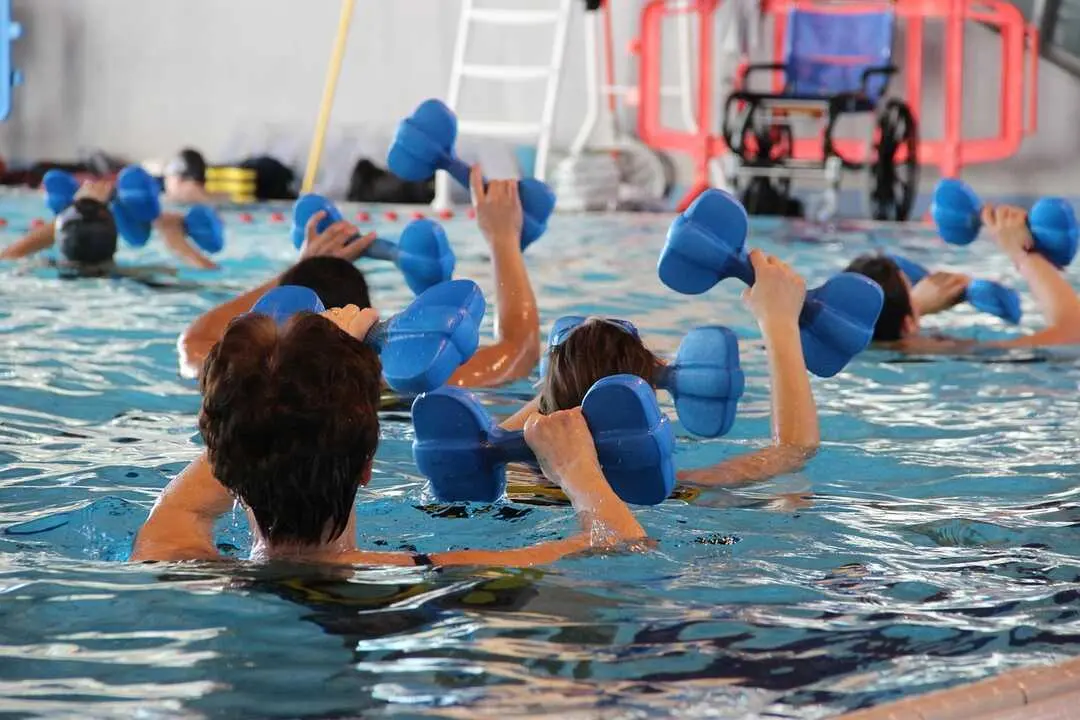 aquagym imagen de archivo