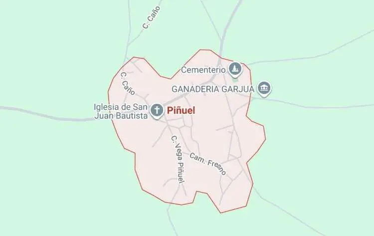 Pi&ntilde;uel mapa