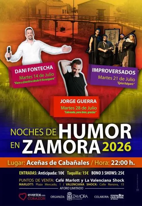cartel noches de humor