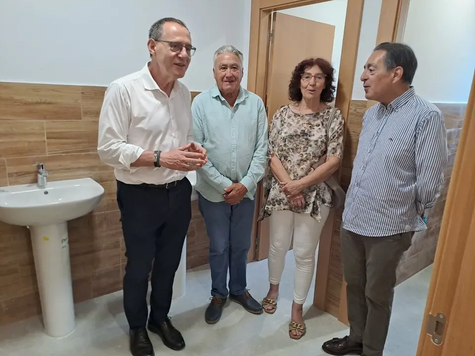 Obras en el  edificio de Patrimonio Sindical de Bermillo de Sayago