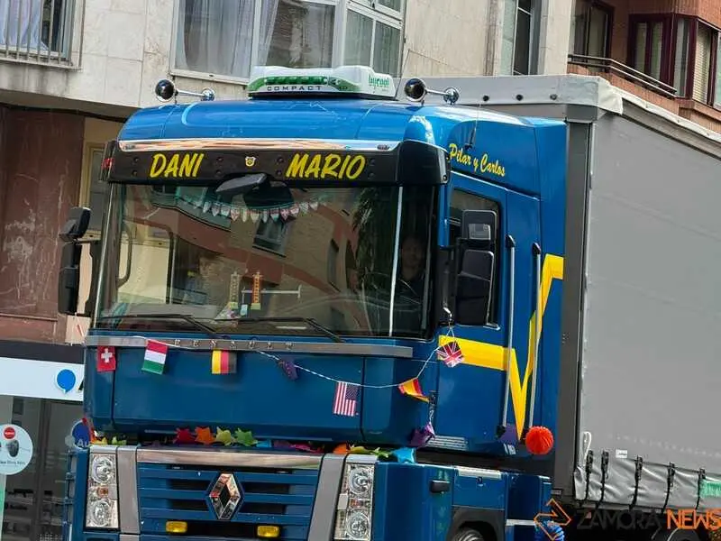 camioneros por Zamora en el d&iacute;a san Crist&oacute;bal _8