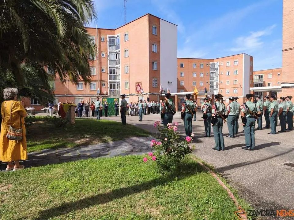 Guardia Civil de Zamora acto en honor a los ca&iacute;dos por atentados terroristas