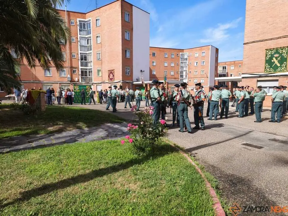 Guardia Civil de Zamora acto en honor a los ca&iacute;dos por atentados terroristas