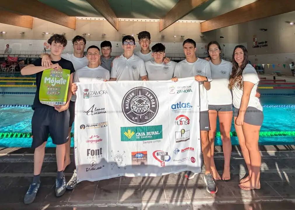 Club Nataci&oacute;n Zamora  Campeonato de Castilla y Le&oacute;n Absoluto-Junior de Verano