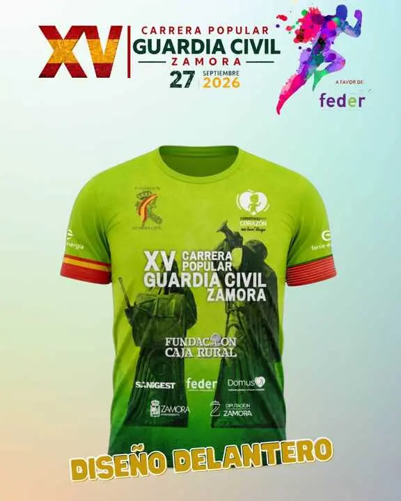 Camiseta Carrera de la Guardia Civil de Zamora 2026 - imagen redes