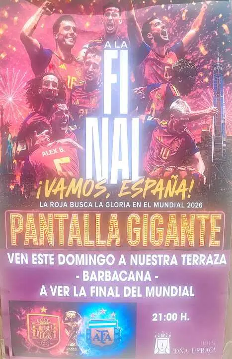 Pantalla Gigante Hotel Do&ntilde;a Urraca Sanabria