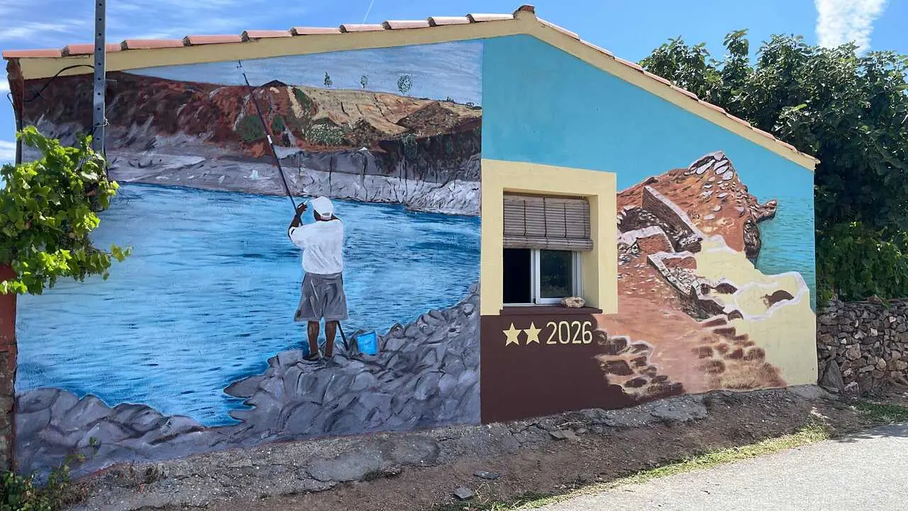 nuevo mural en Villaflor
