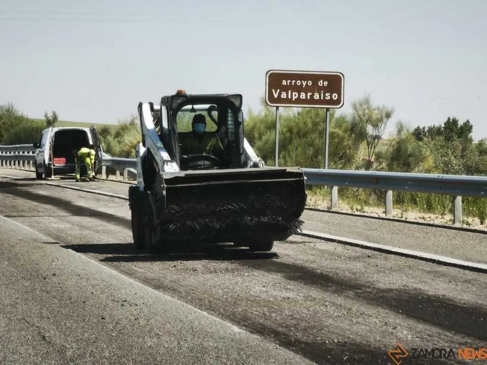 Obras carretera A-66