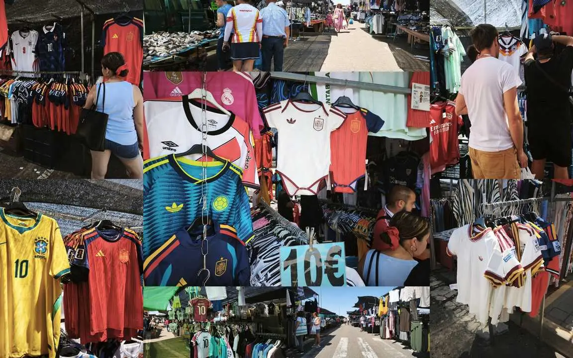 collage camisetas selecci&oacute;n mercadillo