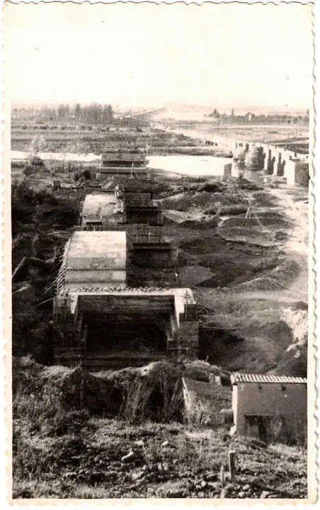 Construcci&oacute;n puente rio Esla 1952-1953 (2)