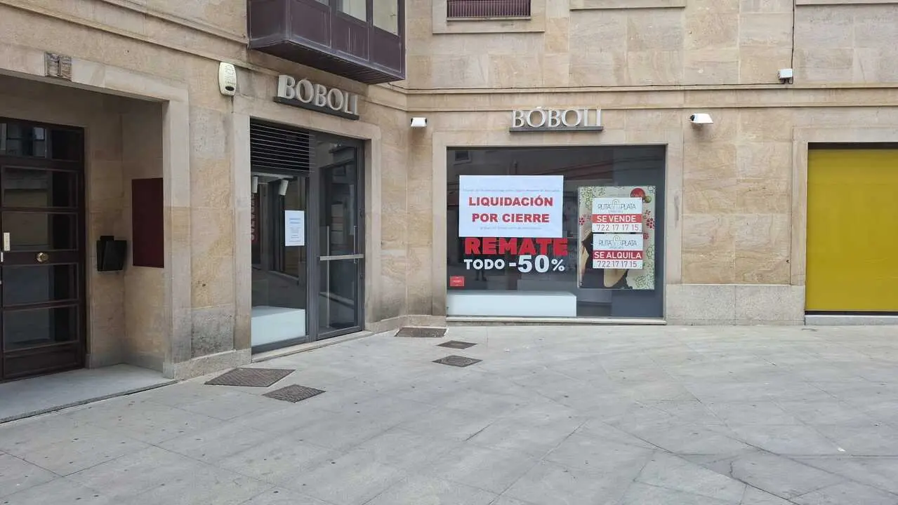 La tienda B&oacute;boli en Zamora anuncia el cierre